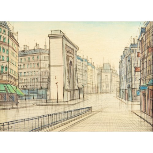 203 - PAUL LAMBERT (b.1910)OIL PAINTINGS ON CANVAS, A PAIRParisian scenesEach signed lower left, inscribed... 