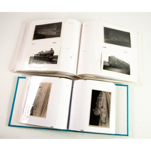 240 - RAILWAY INTEREST - ALBUM CONTAINING NINETY PLUS PHOTOGRAPHIC NEGATIVES AND BLACK AND WHITE CONTACT P... 