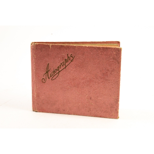 210 - CIRCA 1930s AUTOGRAPH ALBUM CONTAINING FOOTBALLERS FROM NORTH WEST CLUBS, all signed in pencil to in... 