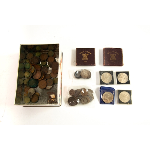 86 - SELECTION OF 19TH CENTURY AND LATER PRE-DECIMAL COINS includes VICTORIAN HALF CROWN 1900 and GOTHIC ... 