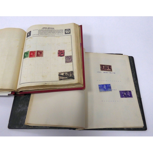 183 - STAMPS - TWO VOLUMES OF WORLD COLLECTION