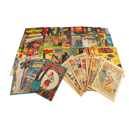 30 - A large quantity of COMICS, including DC, MARVEL, L. Miller & Sons Ltd, etc, SILVER AGE/BRONZE A... 