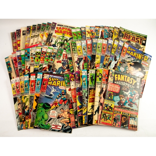 10 - A large quantity of COMICS, almost exclusively MARVEL, SILVER AGE. BRONZE AGE various characters and... 