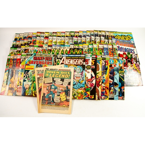 13 - A large quantity of COMICS, almost exclusively MARVEL, SILVER AGE/BRONZE AGE, Giant-Size AVENGERS is... 