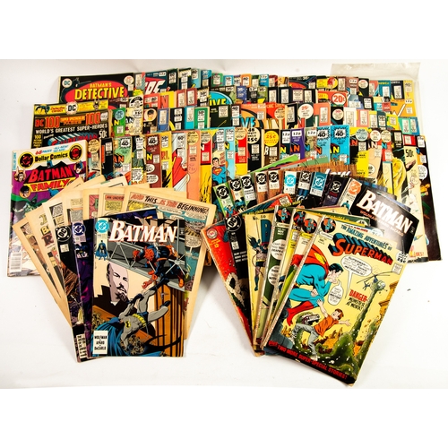 15 - A large quantity of COMICS, almost exclusively DC, SILVER AGE/BRONZE AGE, various characters, and is... 