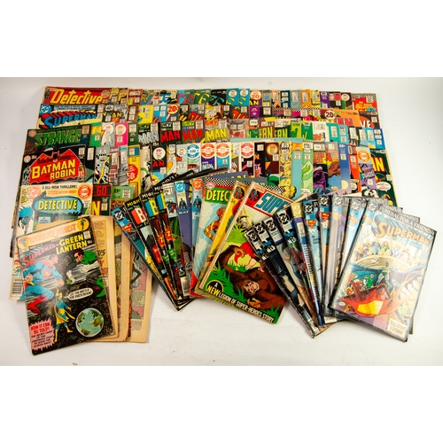 16 - A large quantity of COMICS, almost exclusively DC, SILVER AGE/BRONZE AGE, various characters, and is... 