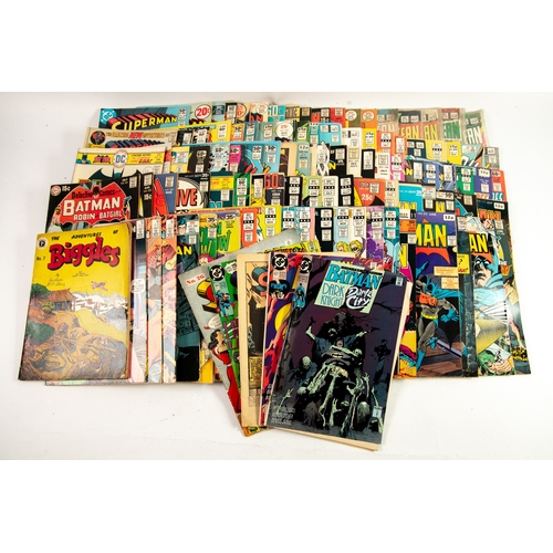 19 - A large quantity of COMICS, almost exclusively DC, SILVER AGE/BRONZE AGE, various characters, and is... 