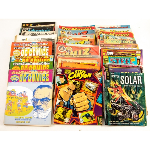 34 - A large quantity of COMICS, including DC, MARVEL, SILVER AGE/BRONZE AGE, various characters, and iss... 