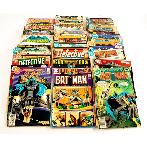 40 - A large quantity of DC COMICS, SILVER AGE/BRONZE AGE, mainly BAT-MAN, over 100 comics, various condi... 