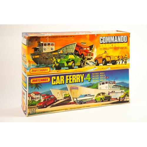 385 - MATCHBOX MINT AND BOXED G17 GIFT SET 'CAR FERRY', complete with three vehicles, speed boat on traile... 