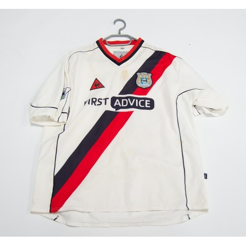 222 - MANCHESTER CITY 'FIRST ADVICE' SHIRT, 2002, (away), 46in/48in