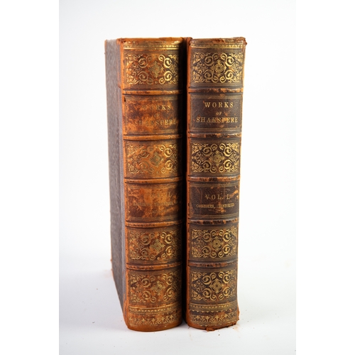 58 - Charles Knight- The Works of Shakspere, IMPERIAL EDITION, pub London Virtue & Co, two volumes, c... 