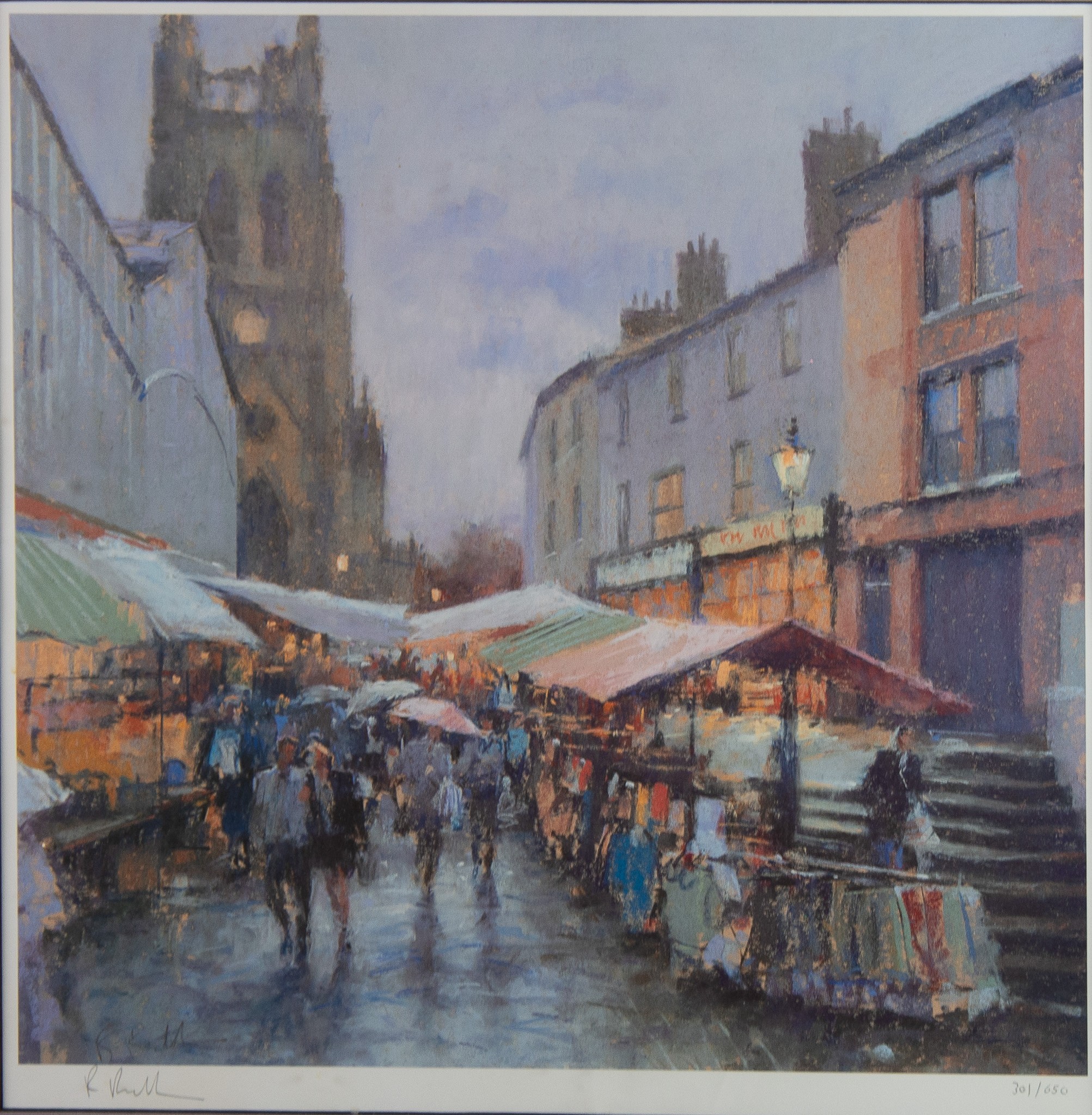 BOB RICHARDSON ARTIST SIGNED LIMITED EDITION COLOUR PRINT