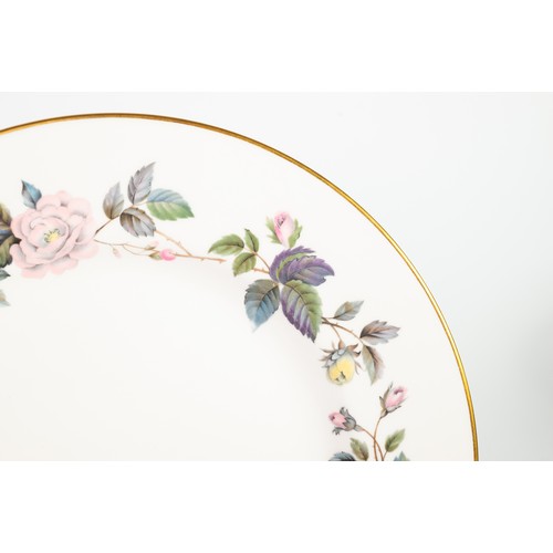 33 - NINETY EIGHT ROYAL WORCESTER ‘JUNE GARLAND’ PATTERN CHINA PART DINNER, TEA AND COFFEE SERVICE, compr... 