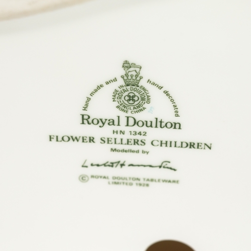 16 - ROYAL DOULTON (BURSLEM) GROUP 'FLOWER SELLERS CHILDREN' HN 1342