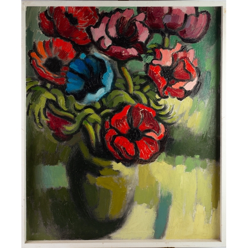 2 - WALTER ANDREWS (TWENTIETH CENTURY) OIL ON BOARDFlowers in a vase Initialled verso29 ½” x 24” (74.9cm... 