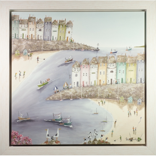 227 - REBECCA LARDNER (1971)ARTIST SIGNED LIMITED EDITION COLOUR PRINT ON CANVAS‘Bright and Breezy’ (15/19... 