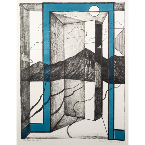 73 - NORMAN JAQUES (1922-2014) TWO ARTIST SIGNED LIMITED EDITION COLOUR PRINTS‘Caged Landscape’, Artist P... 