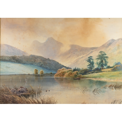 316 - H R HALL (act. 1887-1902)PAIR OF WATERCOLOURSLake District scenes Signed 17 ¼” x 24 ½” (43.8cm x 62.... 