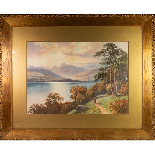 316 - H R HALL (act. 1887-1902)PAIR OF WATERCOLOURSLake District scenes Signed 17 ¼” x 24 ½” (43.8cm x 62.... 