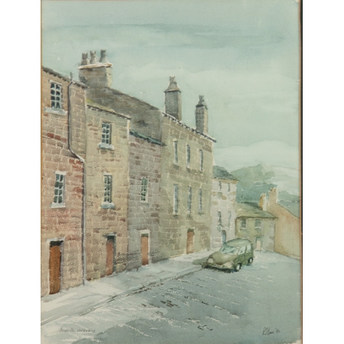 325 - PHILIP HOARE (TWENTIETH CENTURY) WATERCOLOUR‘Howarth, Yorkshire’ Signed and titled and dated (19)90 ... 