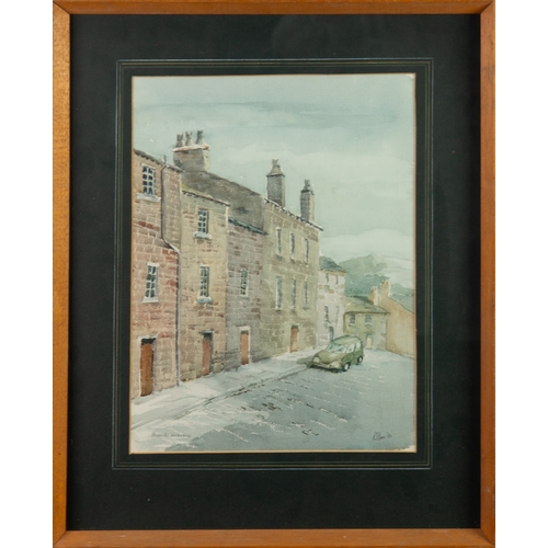 325 - PHILIP HOARE (TWENTIETH CENTURY) WATERCOLOUR‘Howarth, Yorkshire’ Signed and titled and dated (19)90 ... 