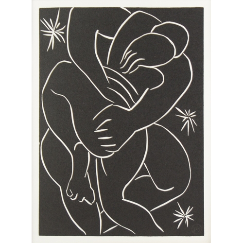 386 - † HENRI MATISSE (1869 - 1954) LINOCUT Tangled Figures Numbered in pencil 71/100 and blind stamped Im... 