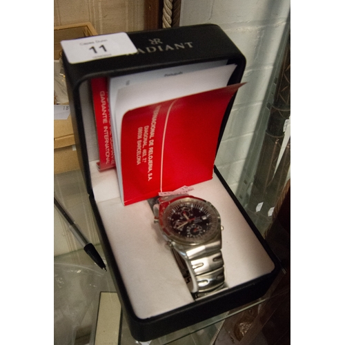 11 - BOXED RADIANT SPORTS WATCH