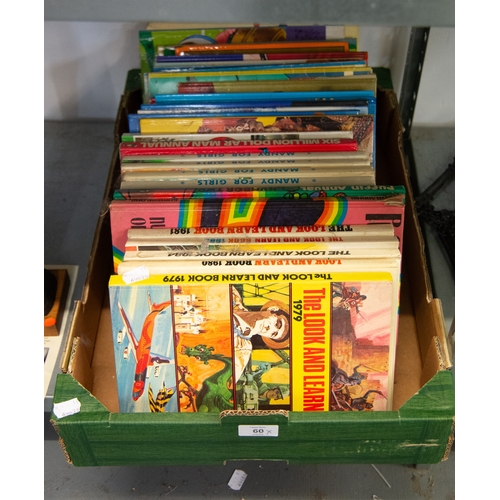 60 - 1980s CHILDREN'S BOOKS: LOOK & LEARN, ENID BLYTON, ETC.