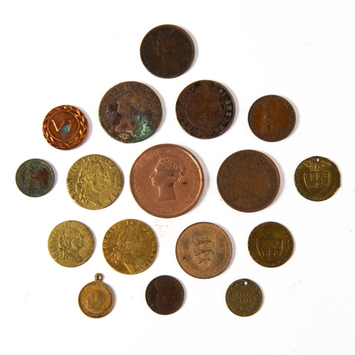 9 - SEVEN VICTORIAN COPPER COINS, VARIOUS, includes one cent - India Straits 1862 (VF), Hong Kong one ce... 