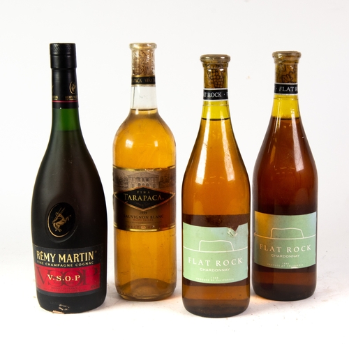 172 - 70cl BOTTLE REMY MARTIN VSOP FINE CHAMPAGNE COGNAC, 40% vol, good level, seal good; TWO BOTTLES OF F... 