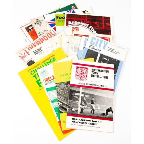 121 - MIXED SELECTION OF FOOTBALL PROGRAMMES, England v Ireland 1949, Ireland v Poland and Denmark 1958, S... 