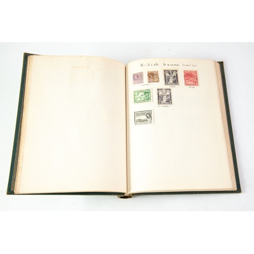 51 - STAMPS: THE ADELPHI STAMP ALBUM WITH BRITISH, COMMONWEALTH RAGES plus a few foreign