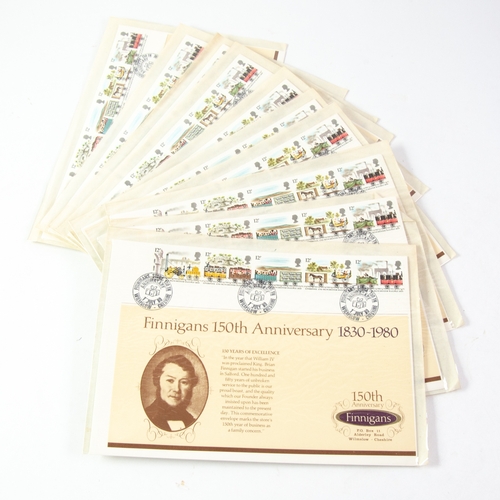 46 - STAMPS: SELECTION OF 82 PRIVATELY CONSIGNED ILLUSTRATED FIRST DAY COVERS, commemorating the 150th An... 