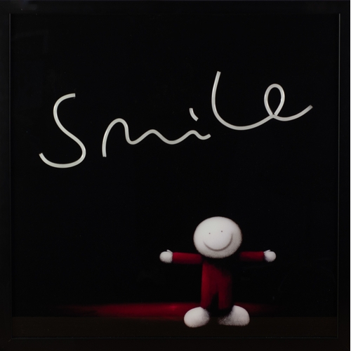 166 - DOUG HYDE (1972)L.E.D. MIXED MEDIA WALL ART ‘Smile’ (126/195) with artist signed certificate 23 ¾” x... 