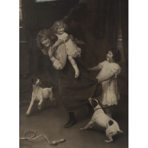 293 - AFTER ARTHUR JOHN ELSLEY (1860-1952)PHOTOGRAVUREChildren at Play23 ½