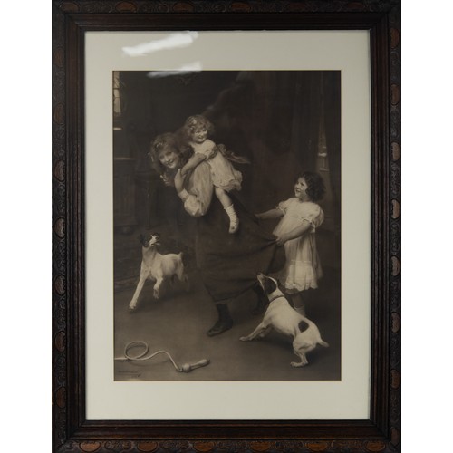 293 - AFTER ARTHUR JOHN ELSLEY (1860-1952)PHOTOGRAVUREChildren at Play23 ½