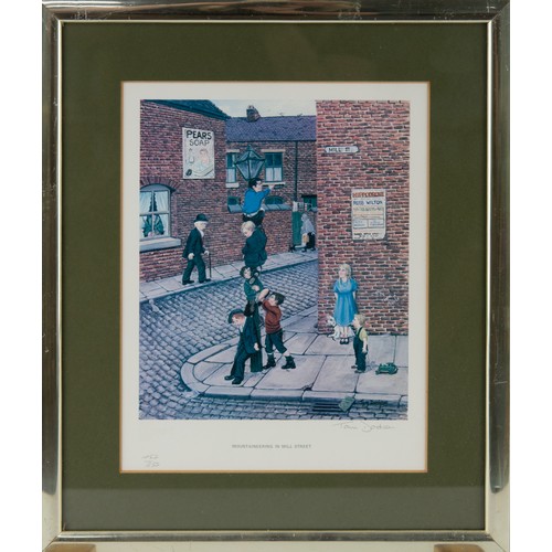 294 - TOM DODSON (1910-1991)ARTIST SIGNED COLOUR PRINTS, THREE'When I was Ten' and two others smaller but ... 