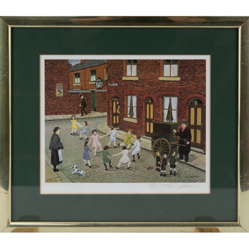 295 - TOM DODSON (1910-1991)ARTIST SIGNED and UNSIGNED COLOUR PRINTS, FIVE'A Carriage for Two' and four ot... 