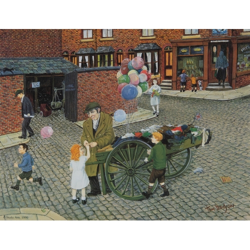 297 - TOM DODSON (1910-1991)ARTIST SIGNED and UNSIGNED COLOUR PRINTS, SIX'In the Vault' and five others (6... 