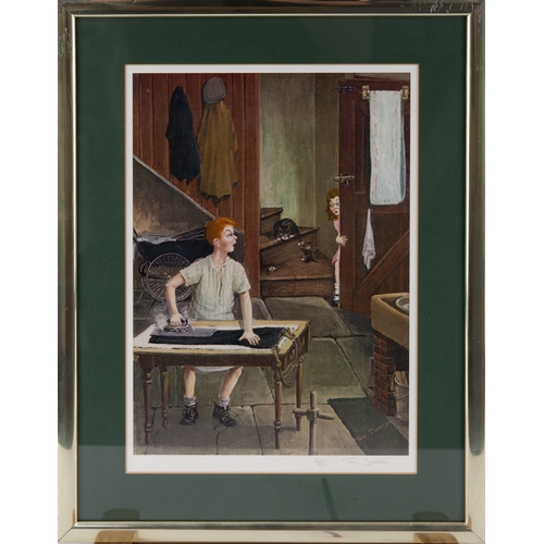 298 - TOM DODSON (1910-1991)ARTIST SIGNED and UNSIGNED COLOUR PRINTS, TEN 'The Old Town Hall' and nine oth... 