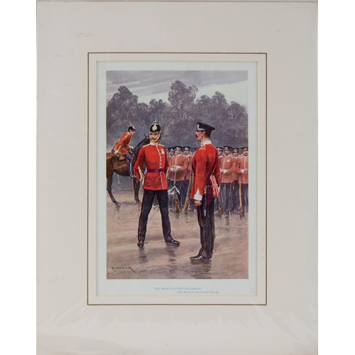 299 - AFTER RICHARD SIMKIN (1840-1926) SEVENTEEN MOUNTED BUT UNFRAMED CHROMOLITHOGRAPHIC PRINTS of REGIMEN... 