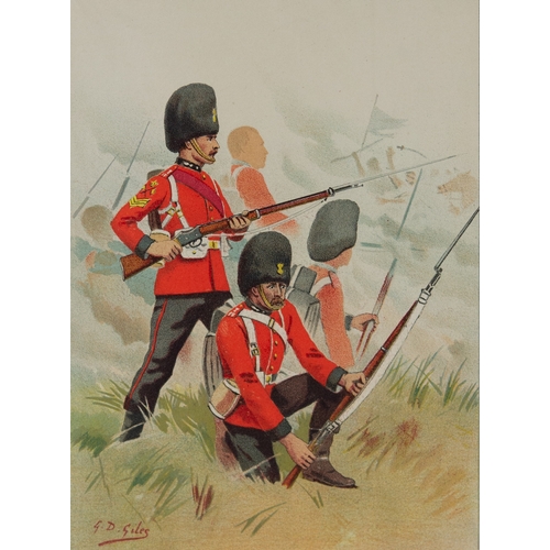 299 - AFTER RICHARD SIMKIN (1840-1926) SEVENTEEN MOUNTED BUT UNFRAMED CHROMOLITHOGRAPHIC PRINTS of REGIMEN... 