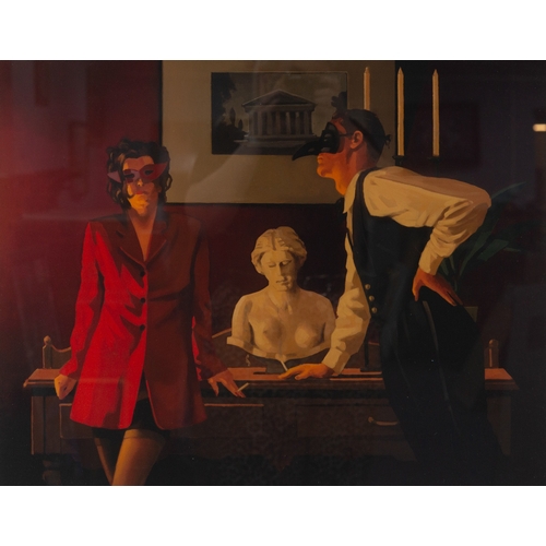 145 - JACK VETTRIANO (1951)ARTIST SIGNED LIMITED EDITION COLOUR PRINT‘The Sparrow and the Hawk’ (81/250) n... 