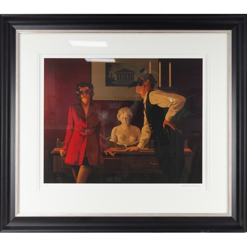 145 - JACK VETTRIANO (1951)ARTIST SIGNED LIMITED EDITION COLOUR PRINT‘The Sparrow and the Hawk’ (81/250) n... 