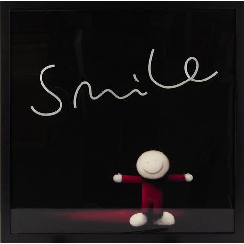 138 - DOUG HYDE (1972)L.E.D. MIXED MEDIA WALL ART‘Smile’ (81/195) with artist signed certificate 23 ¾” x 2... 