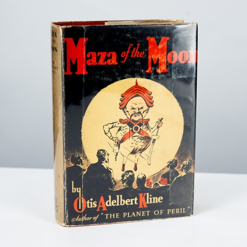 63 - SCIENCE FICTION WEIRD FICTION. Otis Adelbert Kline - Maza of the Moon, pub Grosset & Dunlap, Cop... 