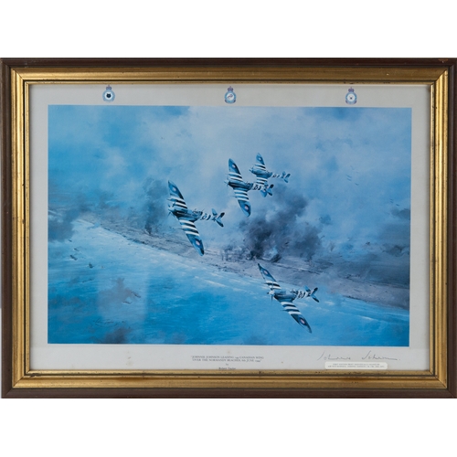 318 - DAVID SHEPHERD ARTIST SIGNED LIMITED EDITION COLOUR PRINT‘Winter of ’43, Somewhere in England’ (172/... 