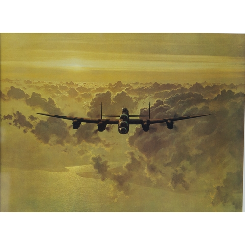 318 - DAVID SHEPHERD ARTIST SIGNED LIMITED EDITION COLOUR PRINT‘Winter of ’43, Somewhere in England’ (172/... 