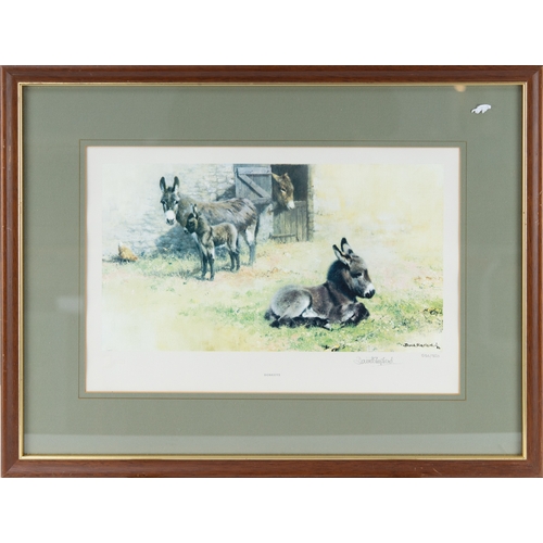 319 - DAVID SHEPHERD FOUR ARTIST SIGNED COLOUR PRINTS OF FARM ANIMALS‘Porkers’ (190/850)‘High Noon’ (371/8... 